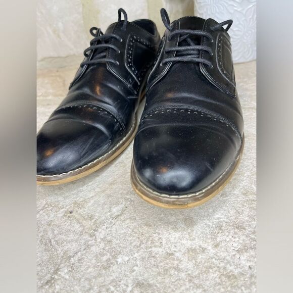 Stacy Adams black oxfords sz 4 - Picture 3 of 7